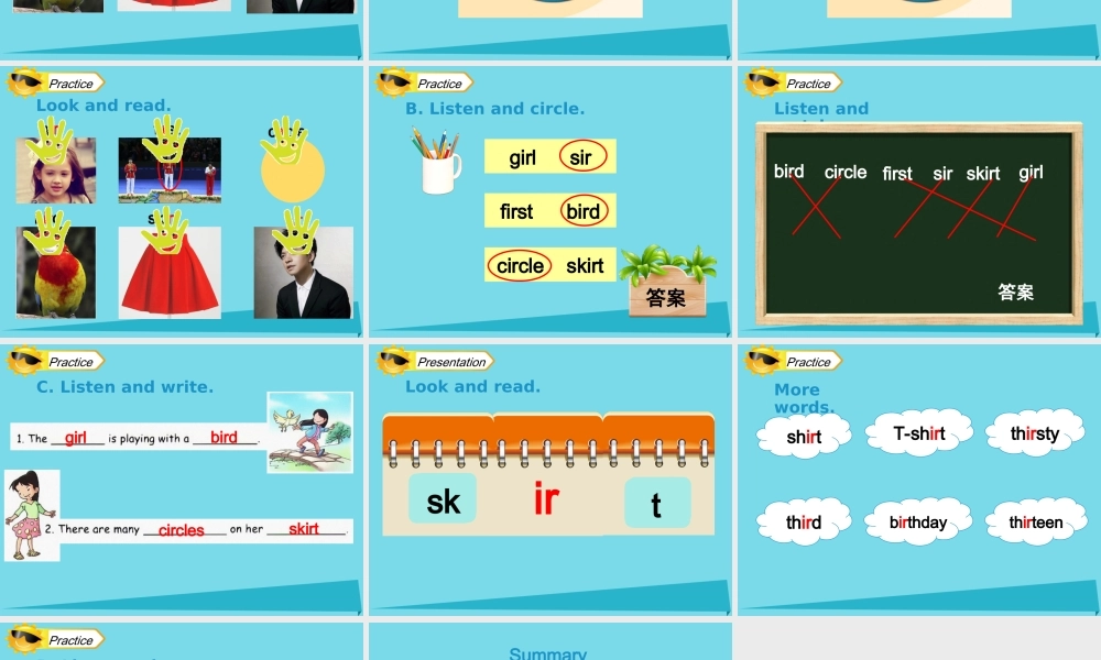 四年级英语上册 Unit 4 Asking for Help（Let’s Spell）课件 人教新起点-人教新起点小学四年级上册英语课件