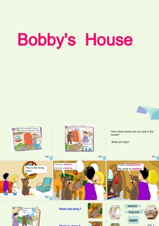 四年级英语上册 Unit 4 Bobby’s House课件2 北师大版（三起）-北师大版小学四年级上册英语课件