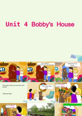 四年级英语上册 Unit 4 Bobby’s House课件3 北师大版（三起）-北师大版小学四年级上册英语课件