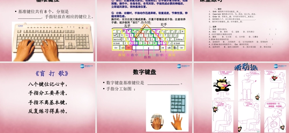 四年级信息技术上册 第2课 鼠标和键盘课件1 辽师大版（三起）