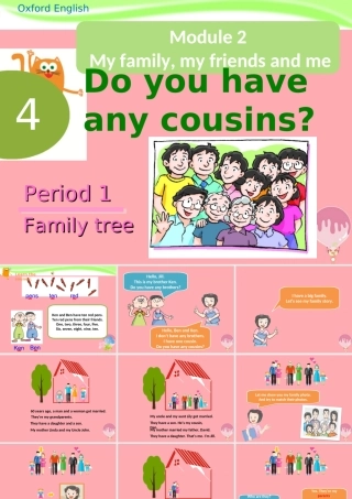 四年级英语上册 Unit 4 do you have any cousins（第1课时）课件1 牛津上海版-牛津上海版小学四年级上册英语课件