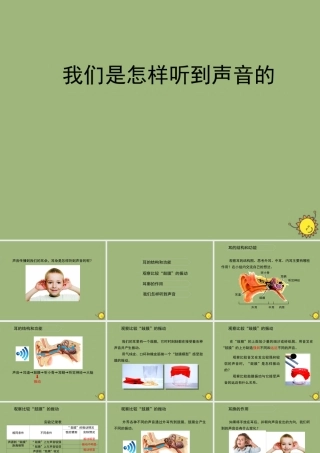 四年级科学上册 第1单元 声音 4《我们是怎样听到声音的》课件2 教科版-教科版小学四年级上册自然科学课件