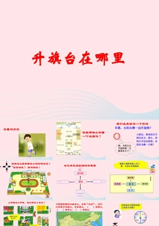 四年级科学上册 第2课《升旗台在哪里》课件（4） 鄂教版-鄂教版小学四年级上册自然科学课件