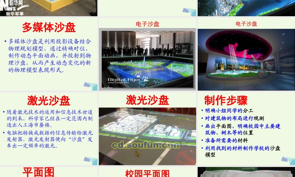 四年级科学上册 第6课 做沙盘课件2 冀教版-冀教版小学四年级上册自然科学课件