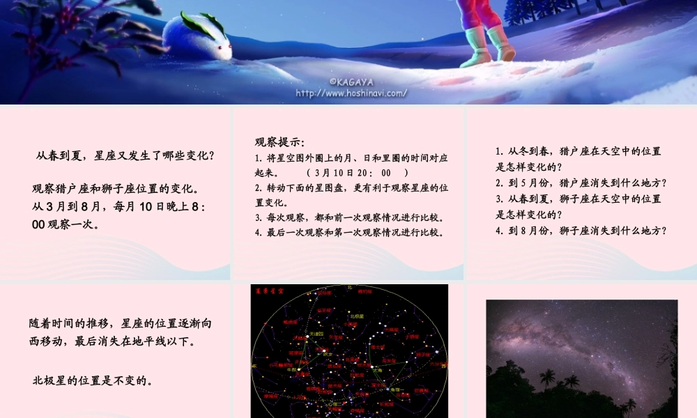 四年级科学下册 第二单元 春夏星空 第8课《夏季星空》课件 青岛版五四制-青岛版小学四年级下册自然科学课件