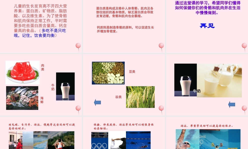 四年级科学下册 1.4骨骼、肌肉的保健课件3 苏教版-苏教版小学四年级下册自然科学课件