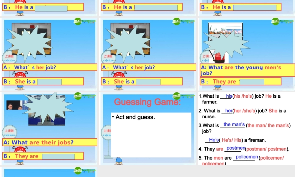 四年级英语上册  Moudle 3 Unit 7课件 广州版