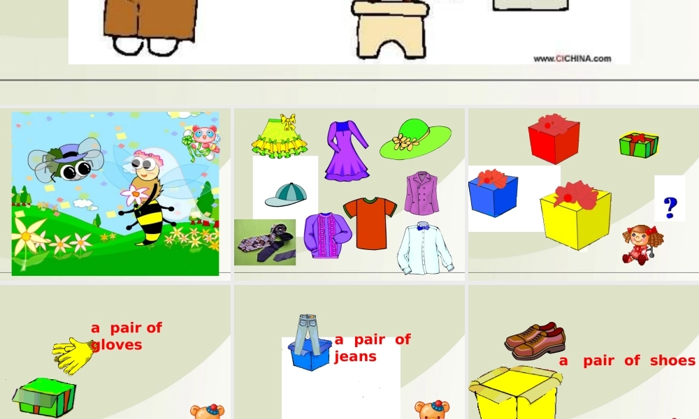 四年级英语上册  U 6 Whose gloves课件 牛津版