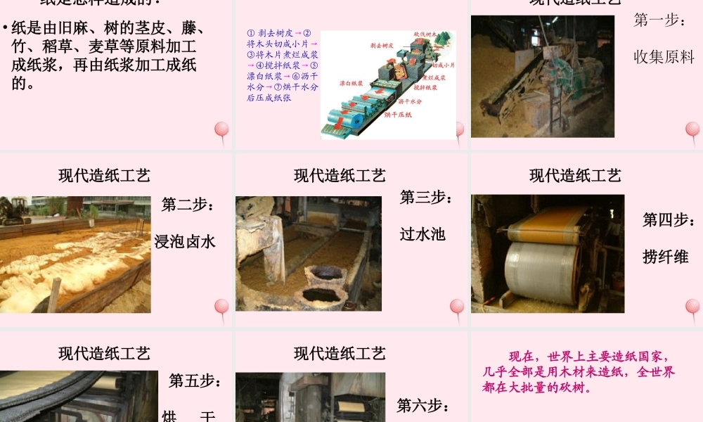 四年级科学下册 第二单元 第11课《纸是怎样造出来的》课件2 鄂教版-鄂教版小学四年级下册自然科学课件