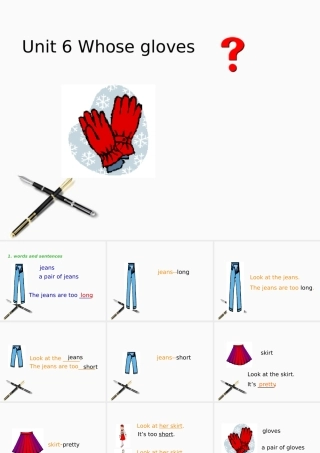 四年级英语上册  Unit6课件 牛津版