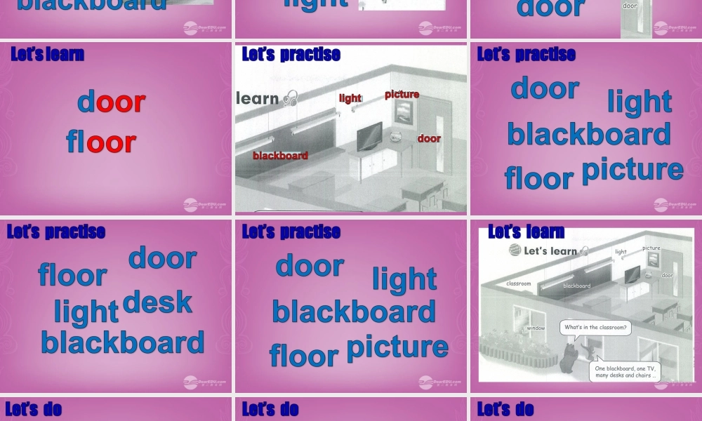 四年级英语上册 Unit 1 My classroom 第二课时课件 人教PEP