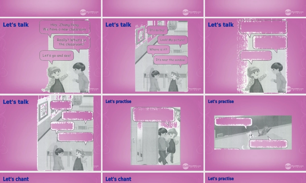 四年级英语上册 Unit 1 My classroom 第一课时课件 人教PEP