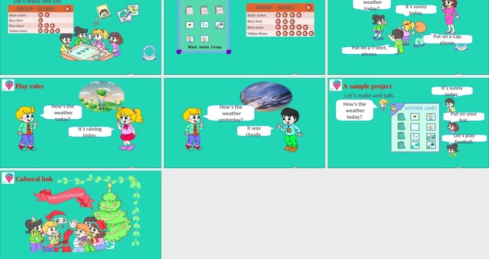 四年级英语上册 Fun Time 2（Project）课件 人教精通版（三起）-人教版小学四年级上册英语课件