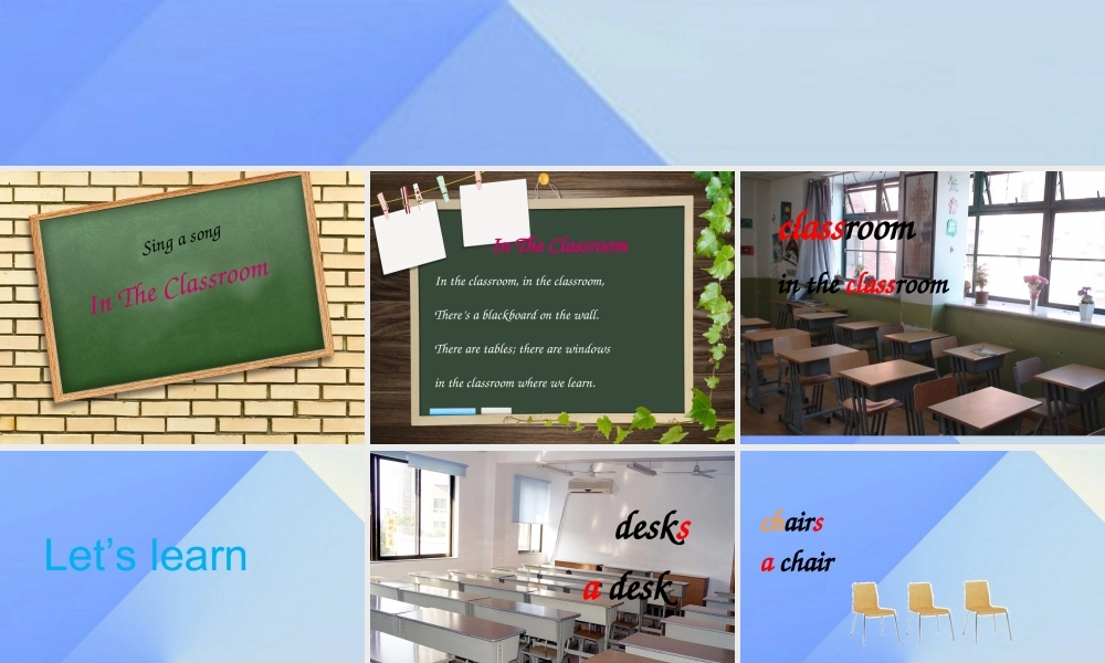 四年级英语上册 Unit 1 Our classroom Part B课件1 （新版）闽教版-闽教版小学四年级上册英语课件