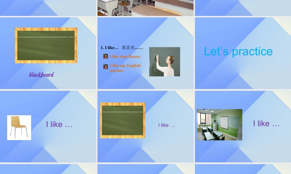 四年级英语上册 Unit 1 Our classroom Part B课件1 （新版）闽教版-闽教版小学四年级上册英语课件