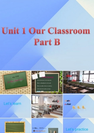 四年级英语上册 Unit 1 Our classroom Part B课件1 （新版）闽教版-闽教版小学四年级上册英语课件