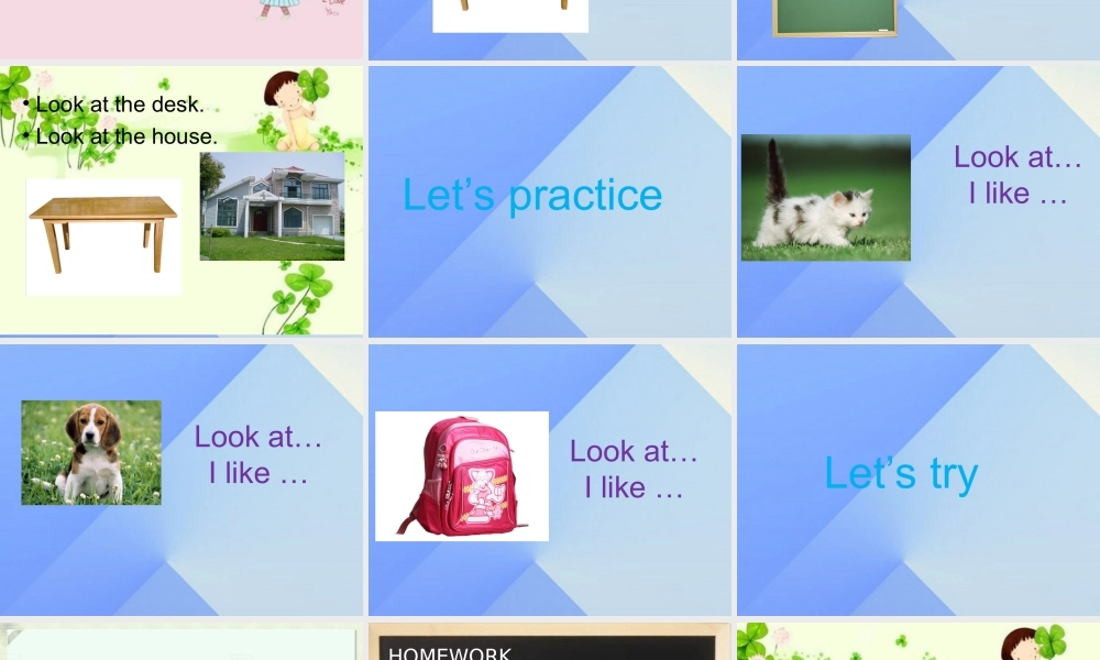 四年级英语上册 Unit 1 Our classroom Part B课件2 （新版）闽教版-闽教版小学四年级上册英语课件