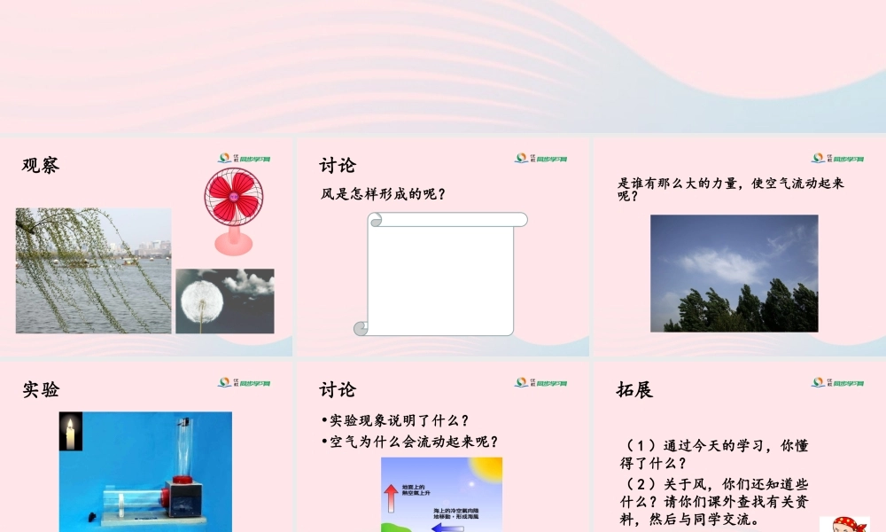 四年级科学上册 第13课《是谁制造了风》课件（4） 鄂教版-鄂教版小学四年级上册自然科学课件