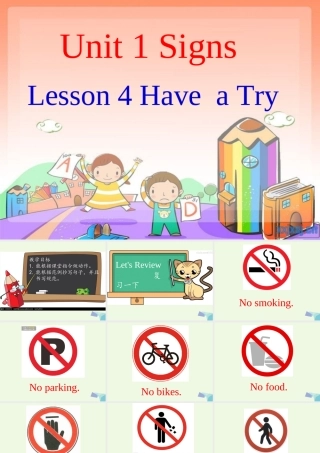 四年级英语上册 Unit 1 Signs课件2 北师大版（三起）-北师大版小学四年级上册英语课件