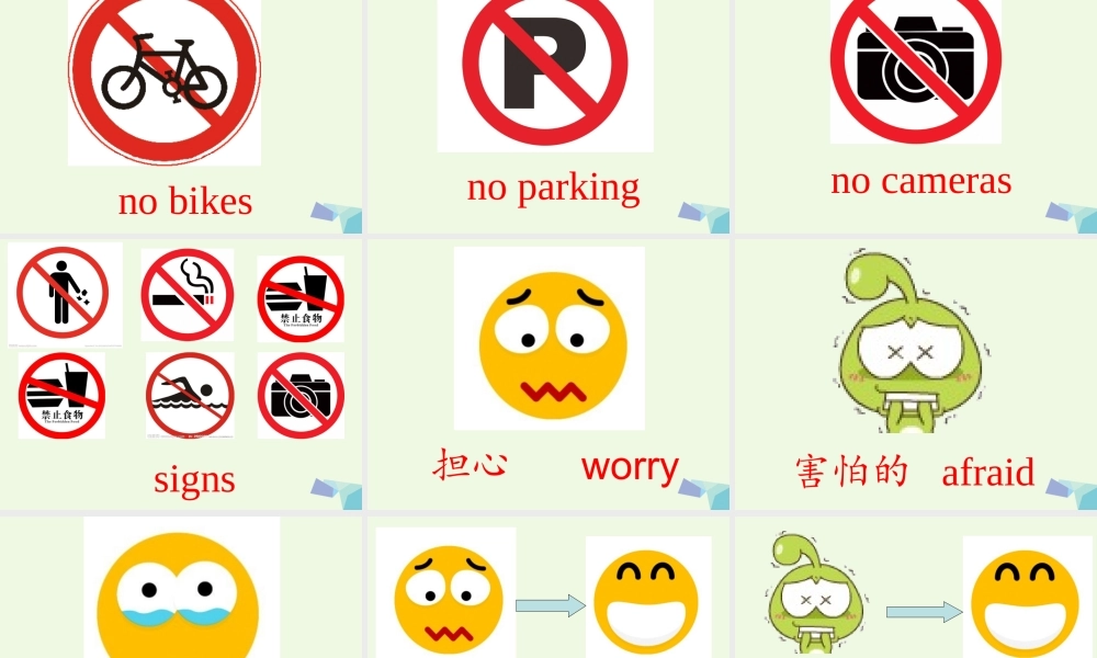 四年级英语上册 Unit 1 Signs课件3 北师大版（三起）-北师大版小学四年级上册英语课件