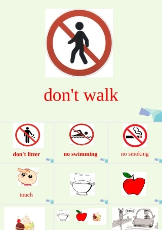 四年级英语上册 Unit 1 Signs课件3 北师大版（三起）-北师大版小学四年级上册英语课件