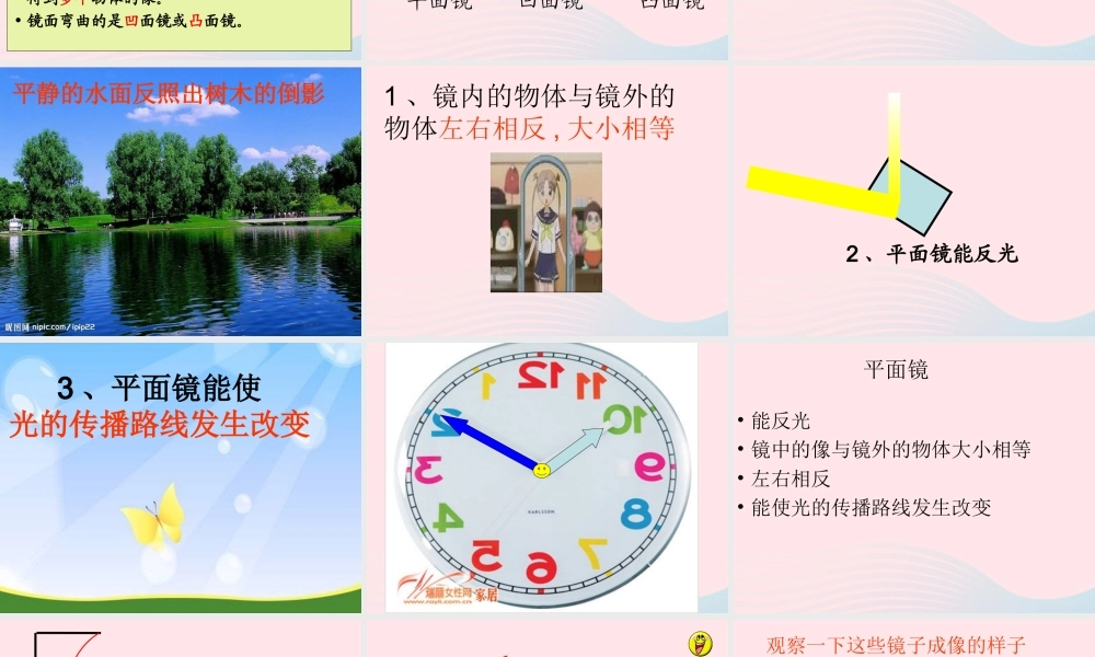 四年级科学下册 第三单元 光与我们的生活 第10课《玩镜子》课件1 青岛版五四制-青岛版小学四年级下册自然科学课件