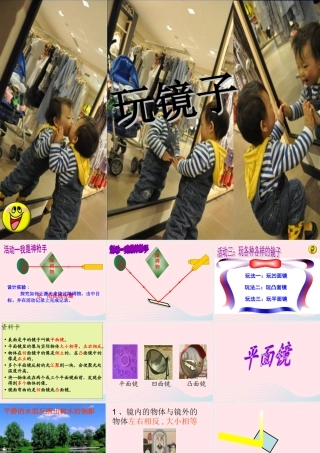 四年级科学下册 第三单元 光与我们的生活 第10课《玩镜子》课件1 青岛版五四制-青岛版小学四年级下册自然科学课件