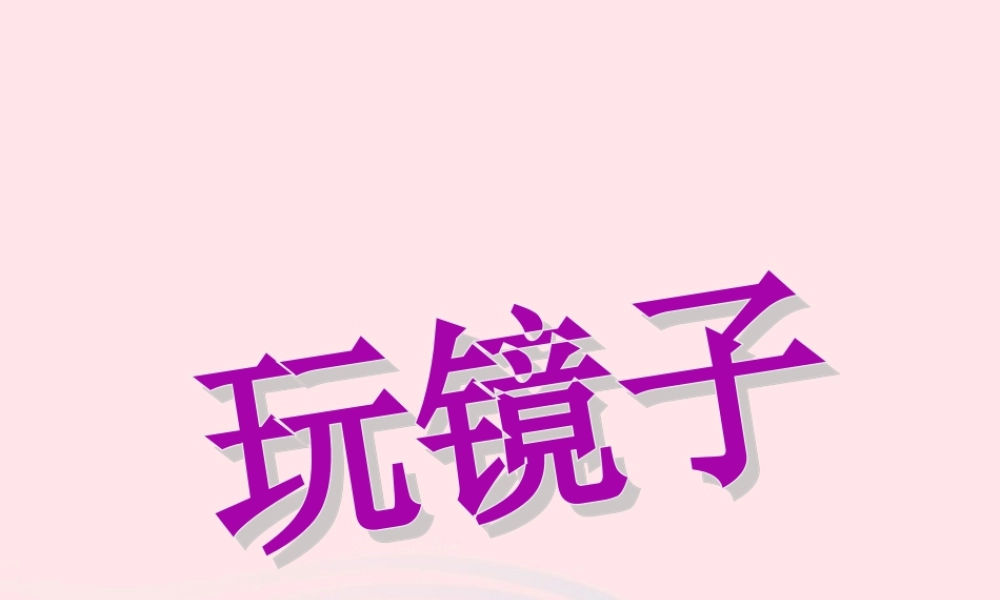 四年级科学下册 第三单元 光与我们的生活 第10课《玩镜子》课件3 青岛版五四制-青岛版小学四年级下册自然科学课件