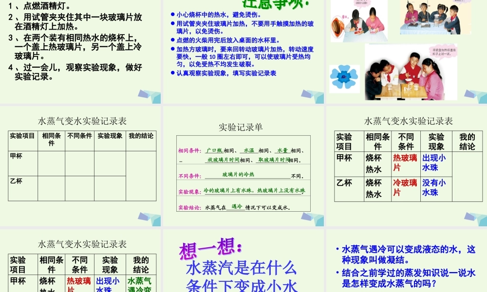 四年级科学上册 第15课 凝结课件3 青岛版五四制-青岛版小学四年级上册自然科学课件