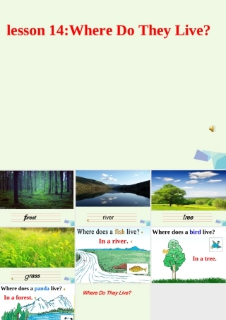四年级英语上册 Lesson 13 Where Do They Live课件 冀教版（一起）-冀教版小学四年级上册英语课件