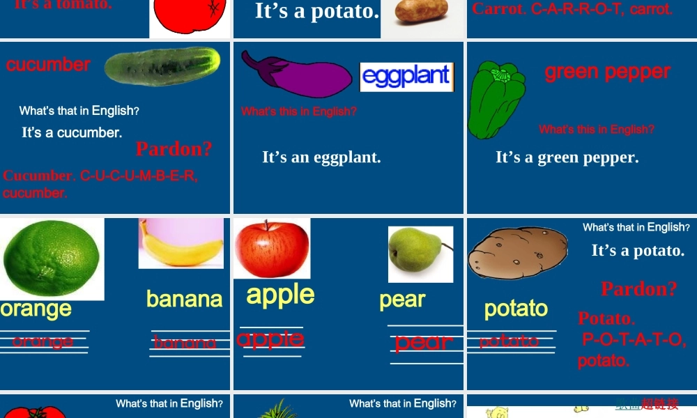四年级英语上册 Lesson 18课件 人教新版