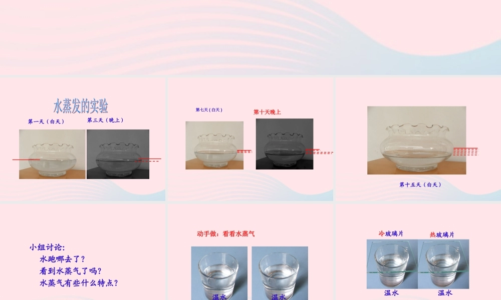 四年级科学下册 第三单元 物质的状态 第7课《冰、水和水蒸气》课件1 冀教版-冀教版小学四年级下册自然科学课件