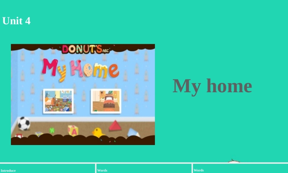 四年级英语上册 Unit 4 My home（第2课时）课件 人教PEP版-人教PE级上册英语课件