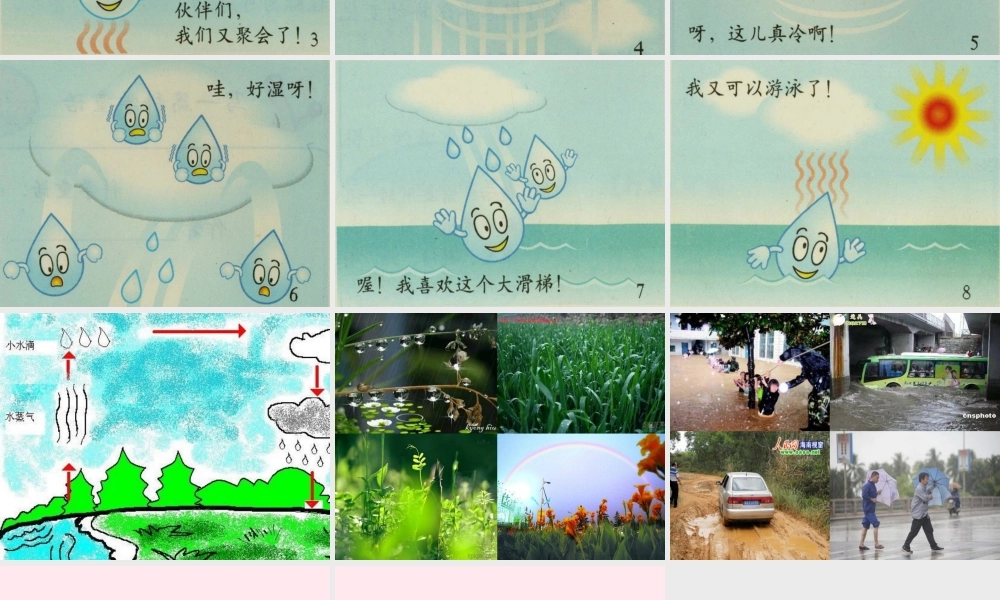 四年级科学下册 第三单元 物质的状态 第9课《雨的形成》课件3 冀教版-冀教版小学四年级下册自然科学课件