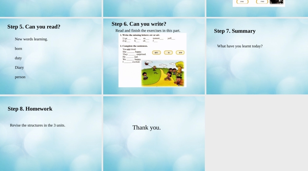 四年级英语上册 Unit 4 Revision Lesson 14课件 北京课改版-北京课改版小学四年级上册英语课件