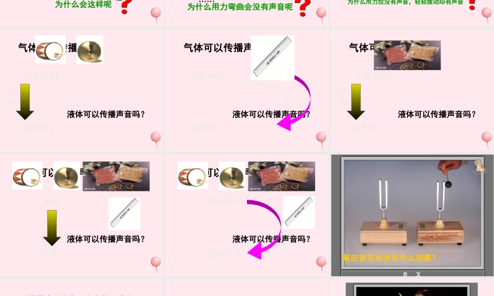 四年级科学下册 第四单元 第18课《锣鼓声声》课件1 鄂教版-鄂教版小学四年级下册自然科学课件