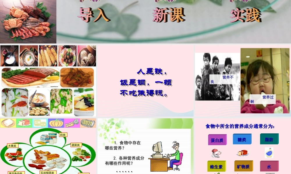 四年级科学下册 3 食物 2 食物中的营养课件6 教科版-教科版小学四年级下册自然科学课件