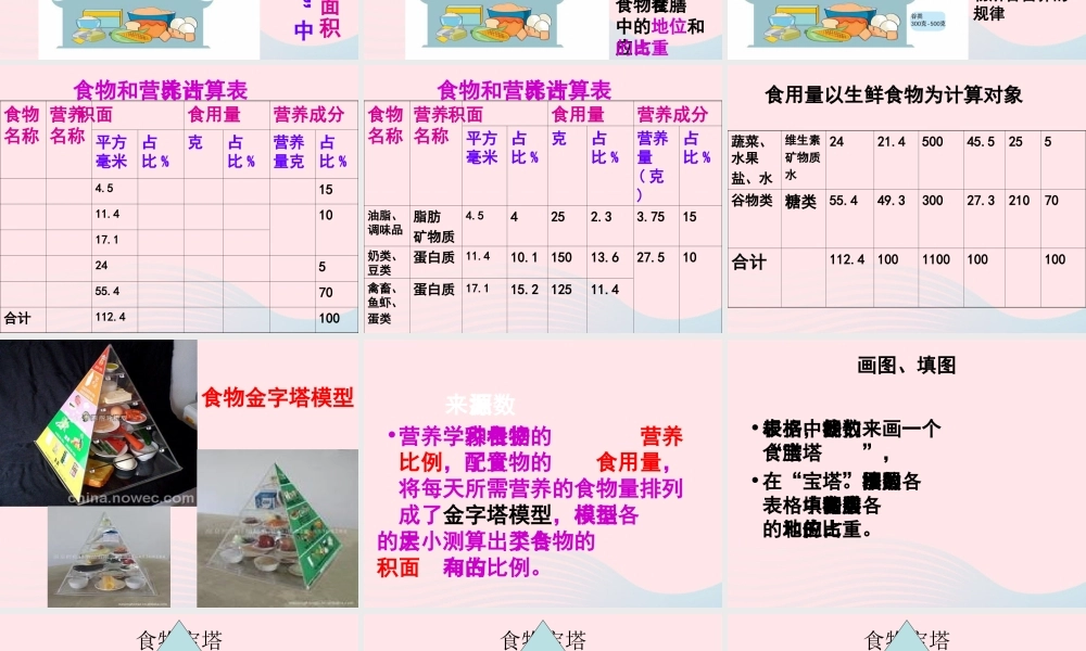四年级科学下册 3 食物 3 营养要均衡课件4 教科版-教科版小学四年级下册自然科学课件
