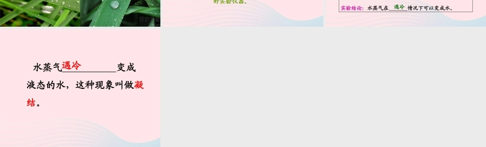 四年级科学上册 第四单元 水循环 第15课《凝结》课件（4） 青岛版五四制-青岛版小学四年级上册自然科学课件