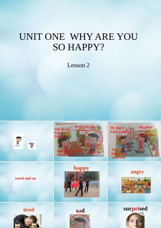 四年级英语上册 Unit 1 Why are you so happy Lesson 2课件 北京课改版-北京课改版小学四年级上册英语课件