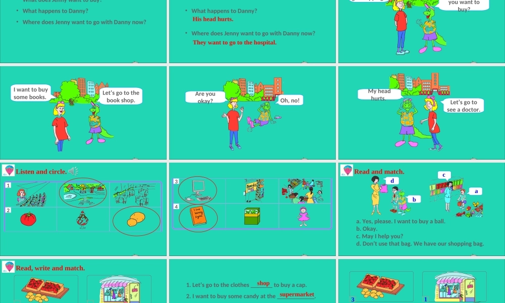 四年级英语上册 Unit 4 Shopping in the City（Again please）课件+素材 冀教版（三起）