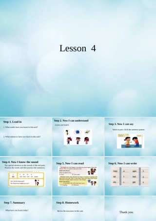 四年级英语上册 Unit 1 Why are you so happy Lesson 4课件 北京课改版-北京课改版小学四年级上册英语课件