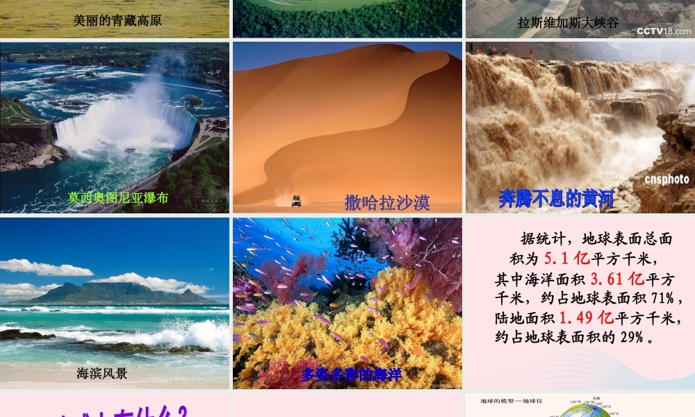 四年级科学上册 第五单元 我们的家园——地球 第19课《地球上有什么》课件（3） 青岛版五四制-青岛版小学四年级上册自然科学课件