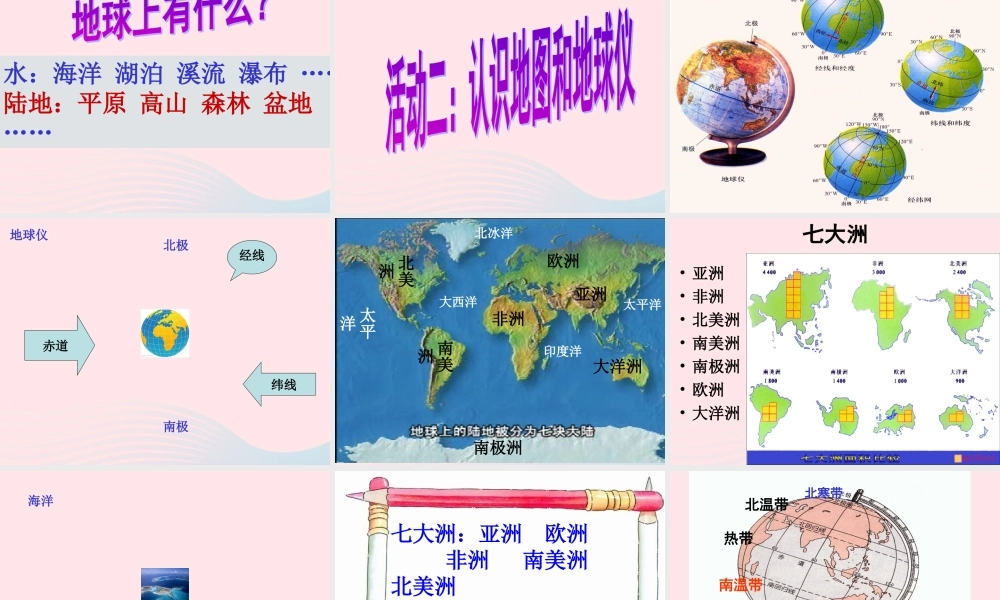 四年级科学上册 第五单元 我们的家园——地球 第19课《地球上有什么》课件（3） 青岛版五四制-青岛版小学四年级上册自然科学课件