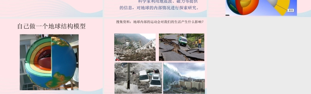 四年级科学上册 第五单元 我们的家园——地球 第20课《地球内部有什么》课件（1） 青岛版五四制-青岛版小学四年级上册自然科学课件
