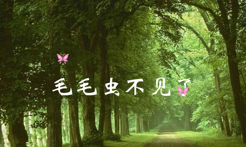 四年级科学下册 第四单元 生长与变化 第15课《毛毛虫不见了》课件2 冀教版-冀教版小学四年级下册自然科学课件