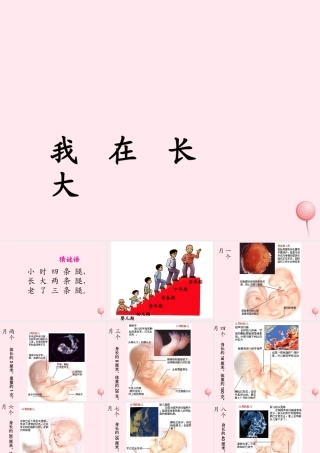 四年级科学下册 第四单元 生长与变化 第16课《我在长大》课件1 冀教版-冀教版小学四年级下册自然科学课件