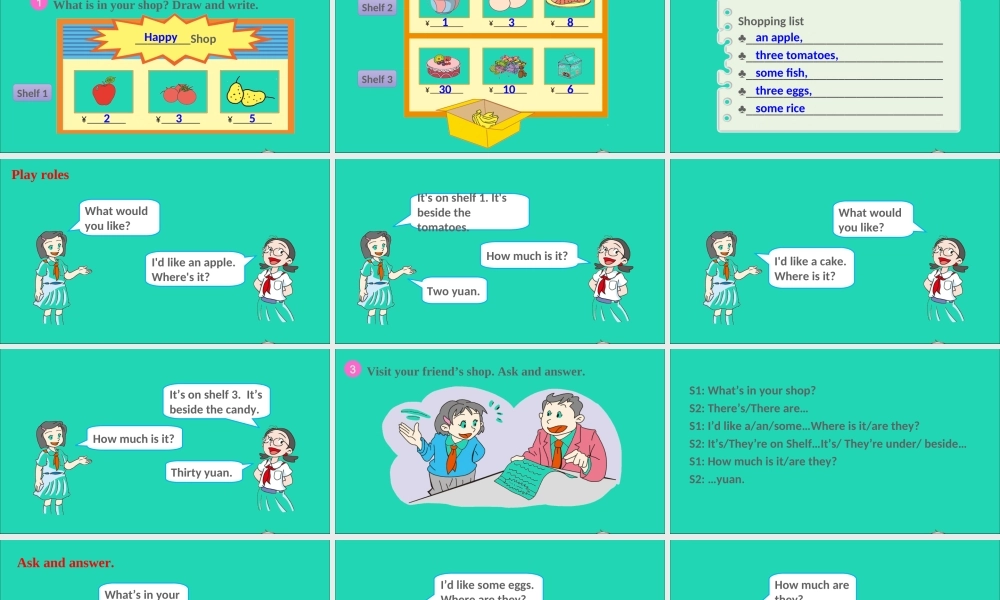 四年级英语上册 Module 3 Places and activities（Project 3）课件 沪教牛津版（三起）-牛津版小学四年级上册英语课件