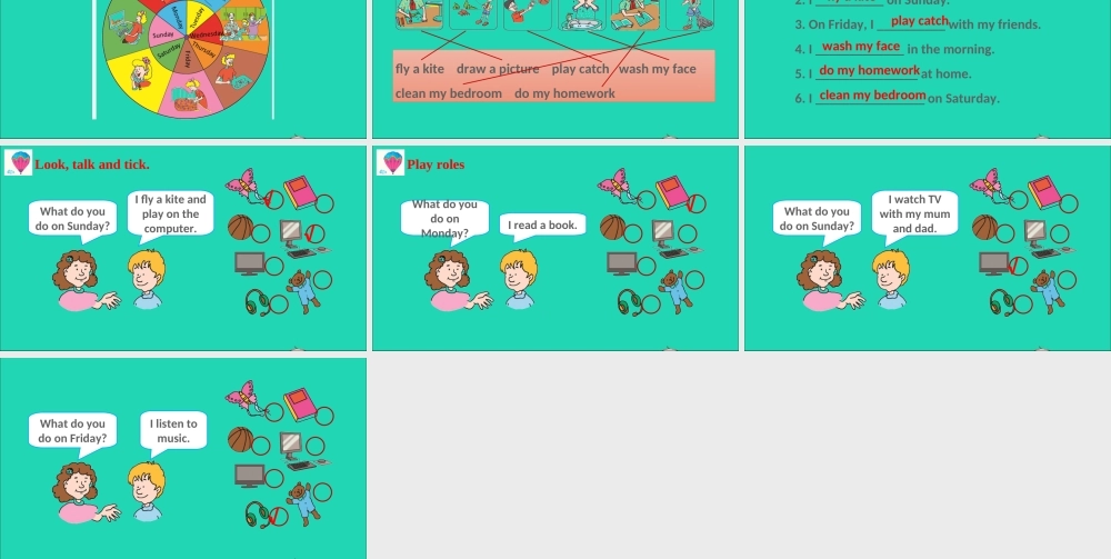 四年级英语上册 Unit 2 At Home（Again please）课件+素材 冀教版（三起）