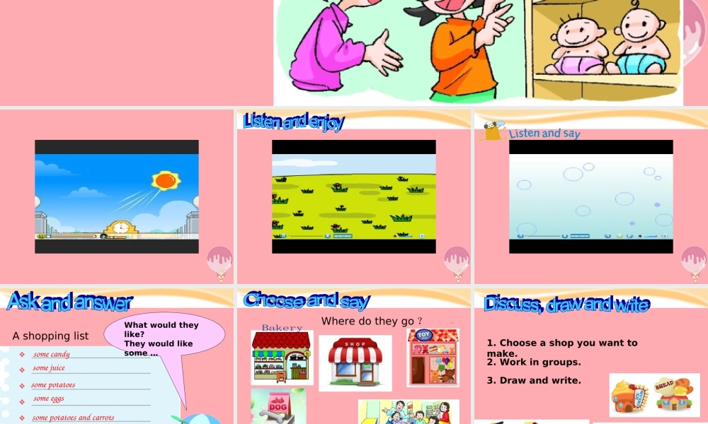 四年级英语上册 Module 3 Places and activities（Revision）课件2 牛津上海版-牛津上海版小学四年级上册英语课件